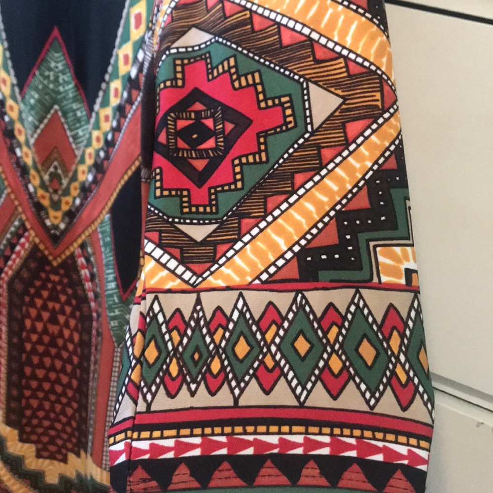 Multi Pattern Dress - image 4